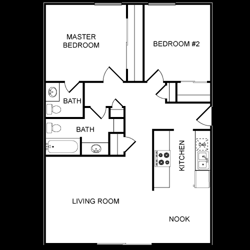 Plan E - Parkwood Apartments