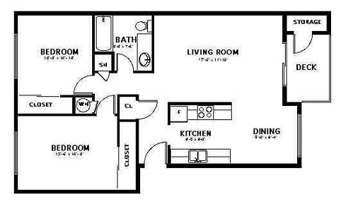 2BR/1BA - Sagewood (fka Menlo Park)