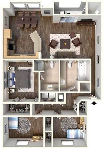 Floorplan - 2150 Apartments