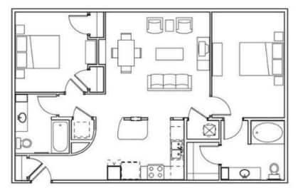 Floorplan - ibex at Uptown