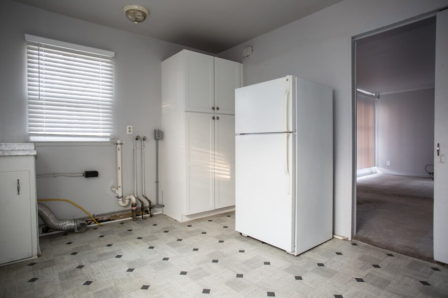 Included refrigerator and updated pantry. Connections for laundry in kitchen. - 10631 Saratoga st