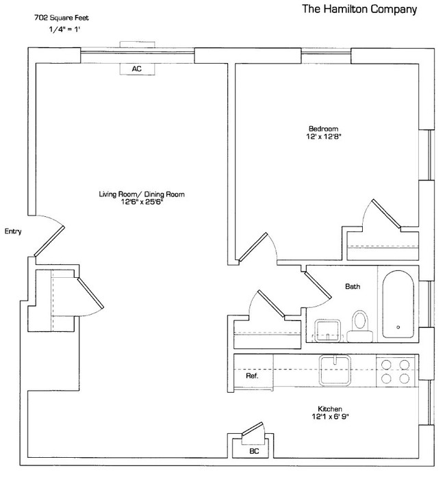 Floorplan - Brattle Drive Apartments