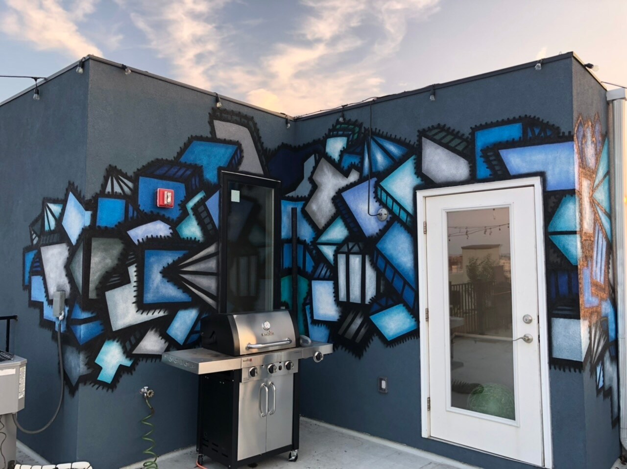 Roof Deck (Graffiti Artwork by Philly Artist Alloyius Mcilwaine) - 227 W Thompson St