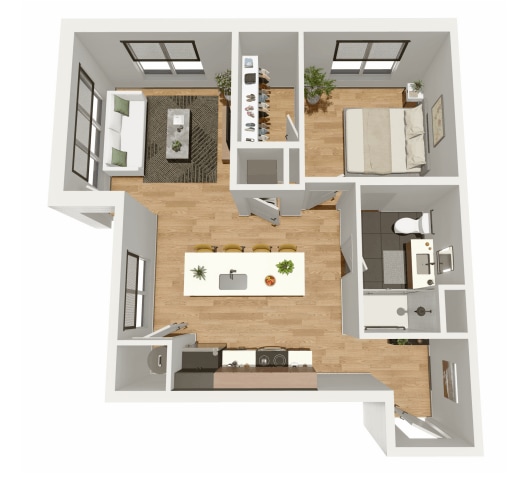 Floorplan - Breakwater Lofts