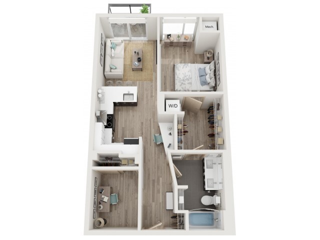 Floorplan - Gibson Apartments