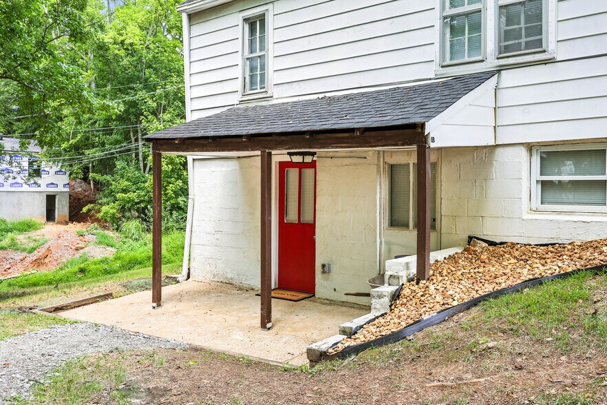 Garden Level entrance and patio. - 1 Proctor Dr