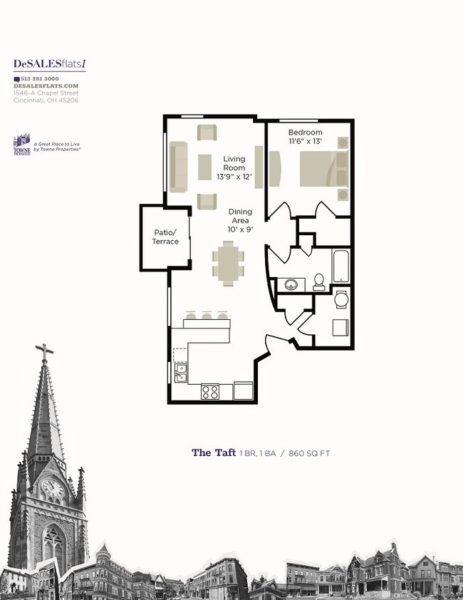 Floorplan - DeSales Flats Apartments*
