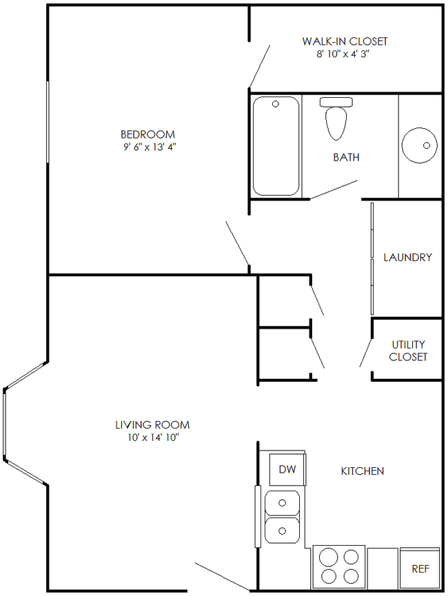 One Bedroom - West End Living