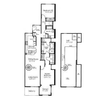 Plan C2 with Loft - 25 on 5th