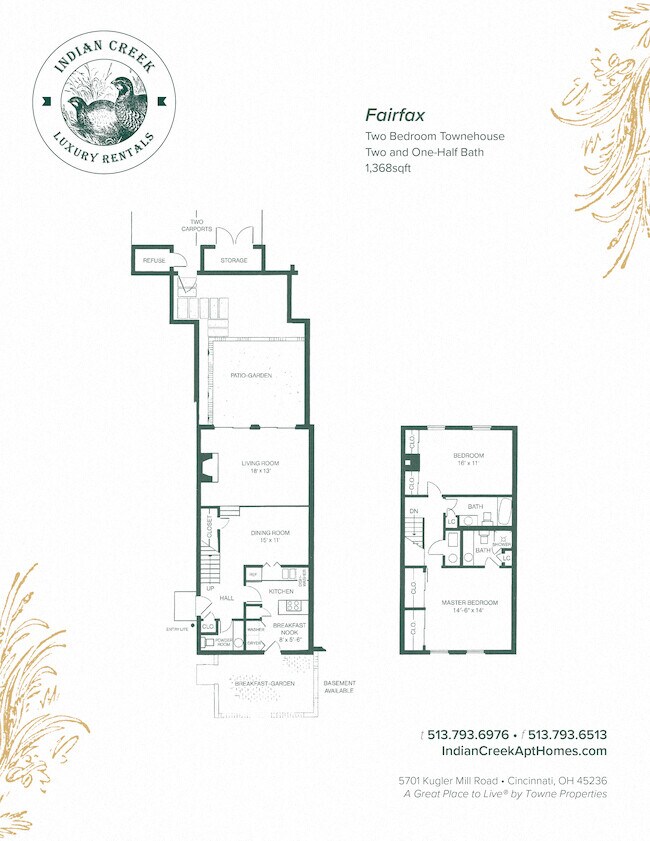 Floorplan - Indian Creek Apartments and Townhomes