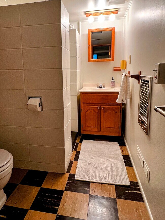 A second bathroom is in the basement. - 228 W Lexington Blvd