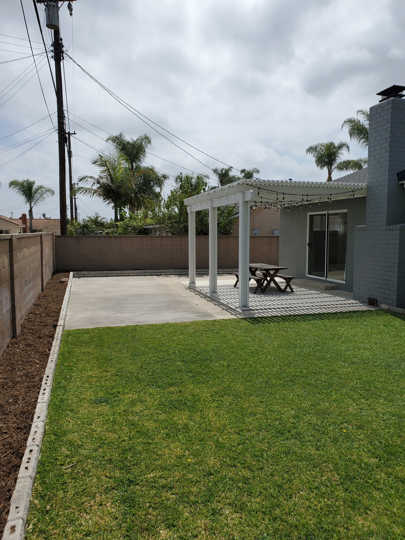 backyard from back corner - 8608 Harrison Way