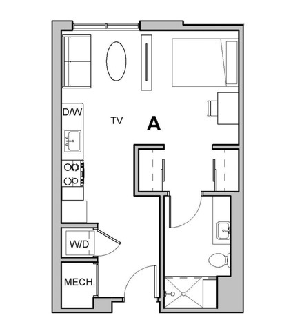 1x1 Junior - Student Housing | Identity Miami