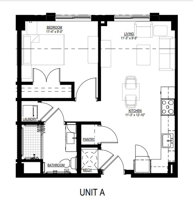 Floorplan - 62+ Steve Protulis Towers East & West