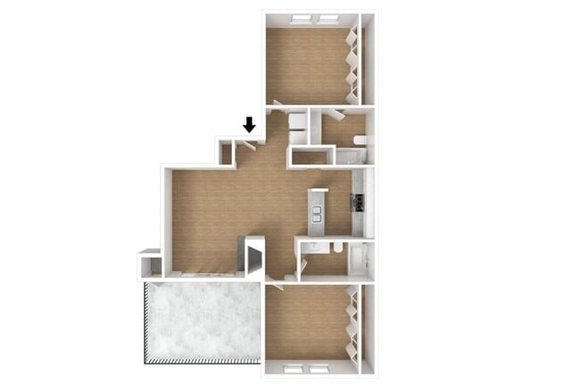 2A Floor Plan - Woodland Oaks