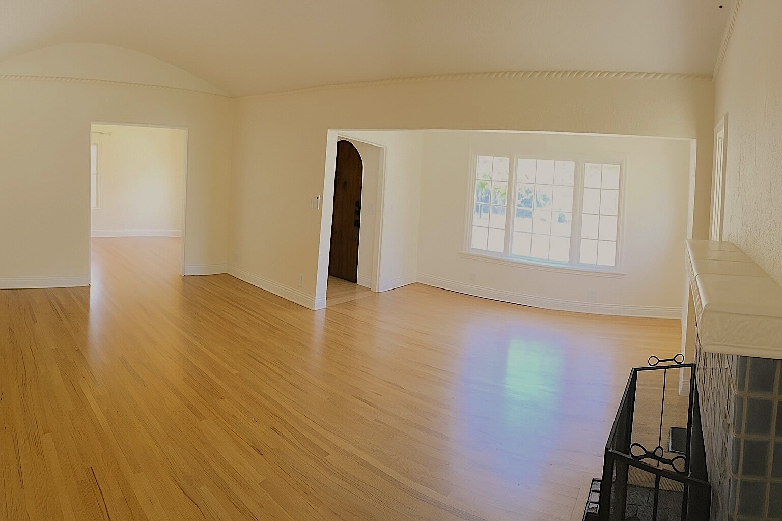 Entry, Foyer, Living Room w Barrel Ceiling - 325 S Berkeley Ave