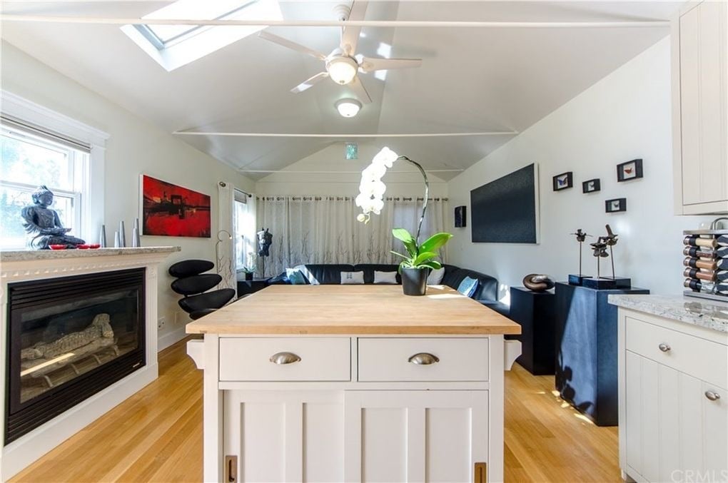 Living Room with Skylights - 1328 Electric Ave