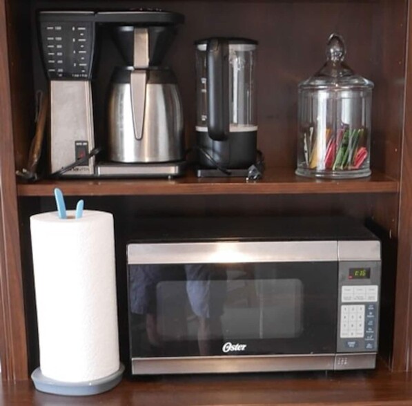 #3 - Coffee & Microwave stand in Living Room - 502 Radcliffe St