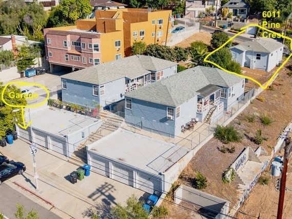 House & garage location - 6011 Pine Crest Dr