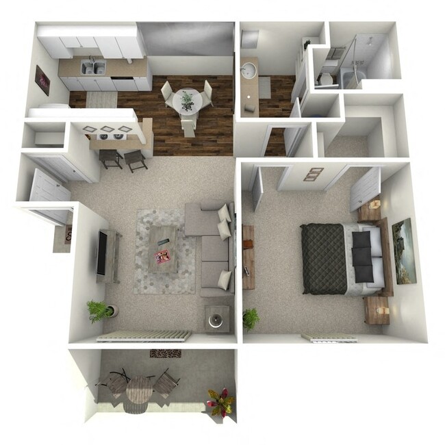 Floorplan - Villa Creek Apartments