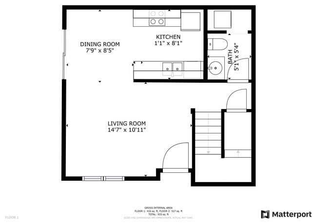 Floorplan - Fringe on 13th