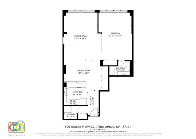 Building Photo - Art Deco Condo 1 Bedroom  1 Bath with cove...