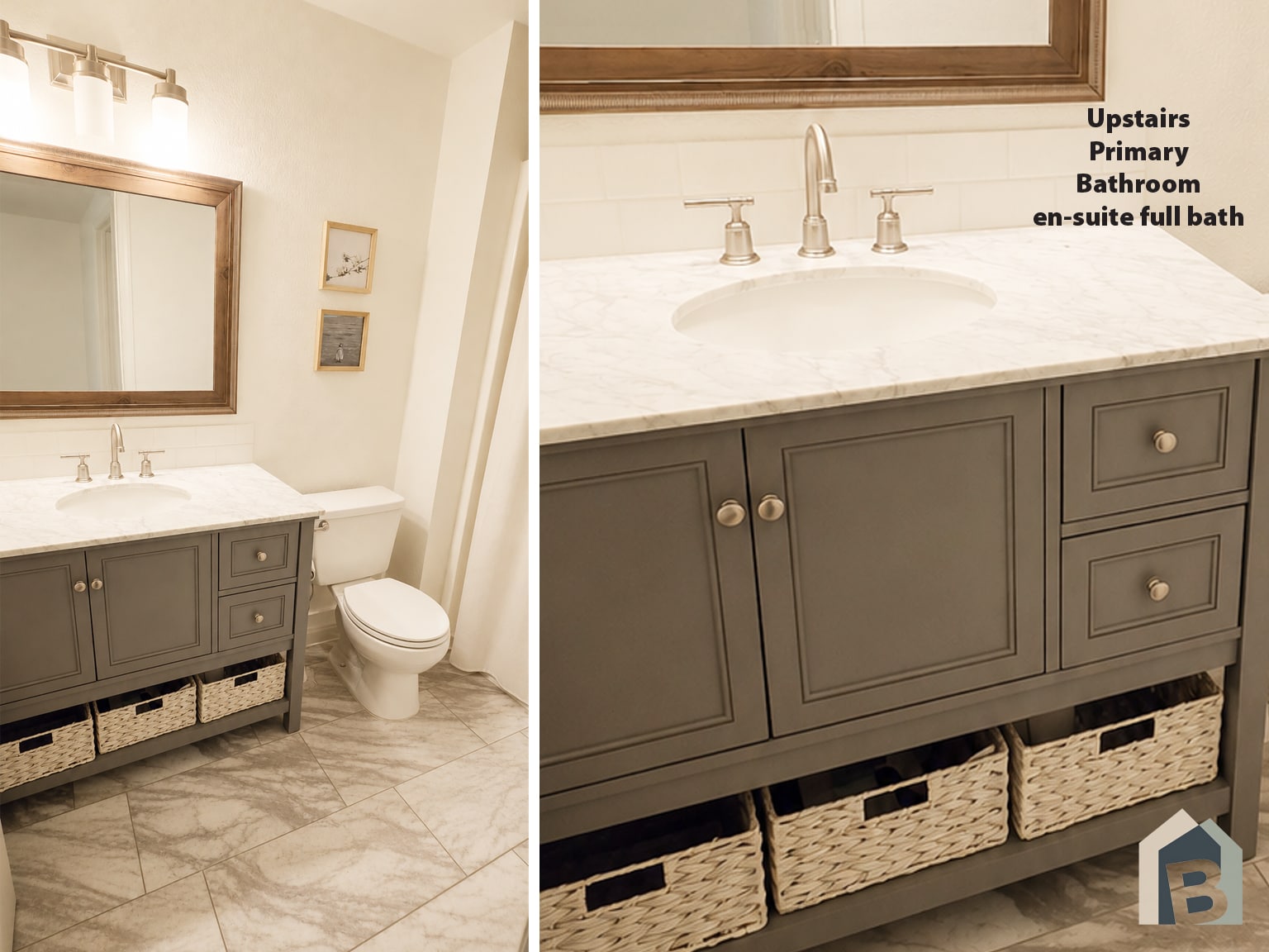 2nd floor primary bedroom en-suite full bath - 20981 Port Gamble Rd NE