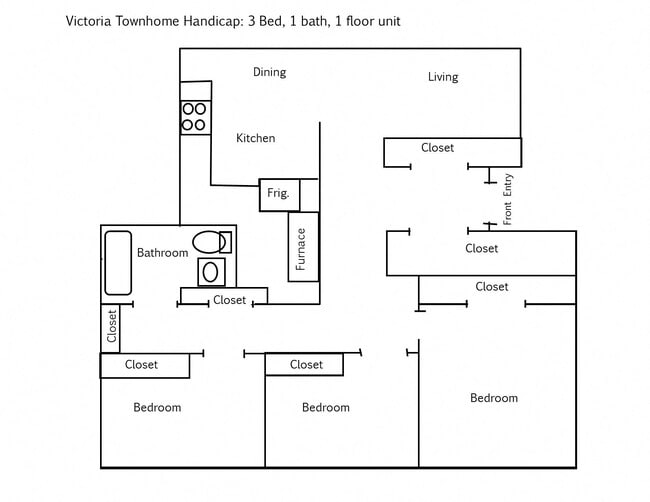 Floorplan - Victoria Townhomes