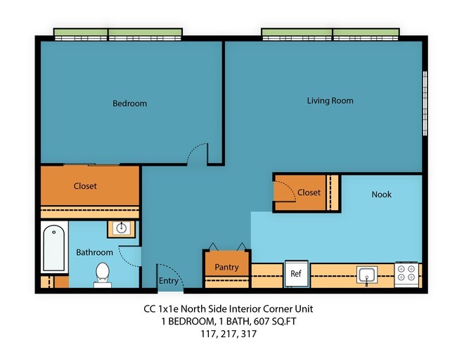 Floorplan - Carolina Court Apartment Homes