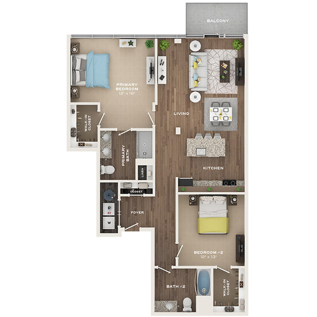 Floorplan - The Row on Merchant