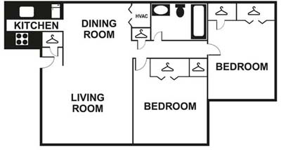 2BR/1BA - Pineview Landing