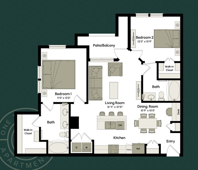 Floorplan - One Town Park