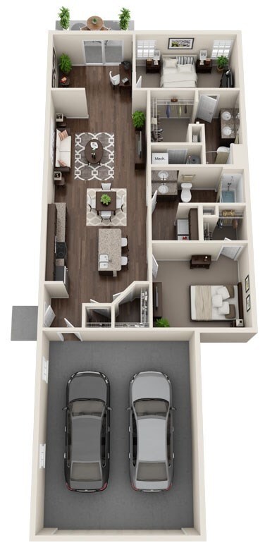 Floorplan - Redwood Fort Wayne Diebold Road