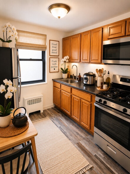 kitchen 1 bedroom - Bay Shore Manor