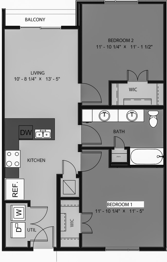Floorplan - Regents West at 24th and 26th