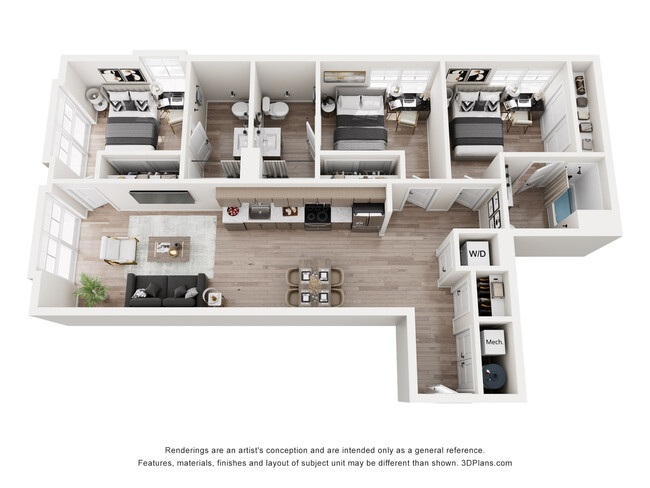 Floorplan - 608 E Chalmers (New Development)