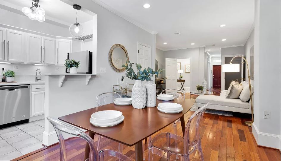 Upstairs dining/living area - 2715 11th St NW