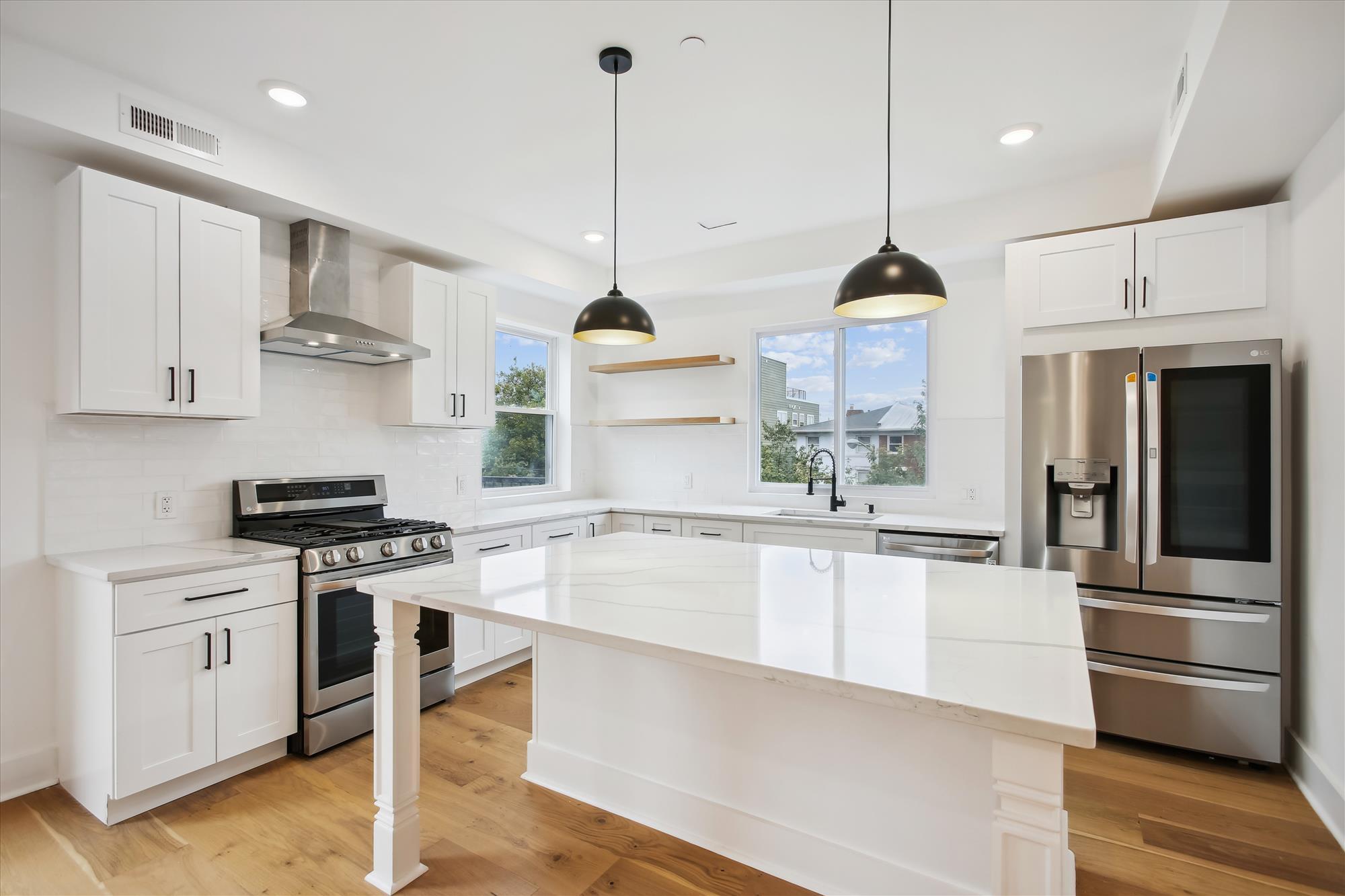 Kitchen with Large Island - 232 S St NE