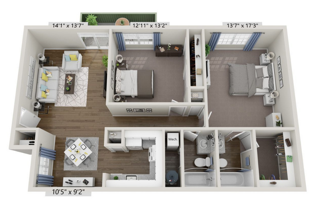 Floorplan - The Commons at Briarwood Park