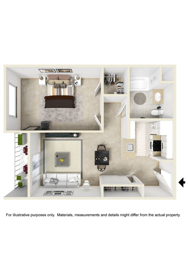 Floorplan - Casa Bonita Senior Apartments - 62 & Better