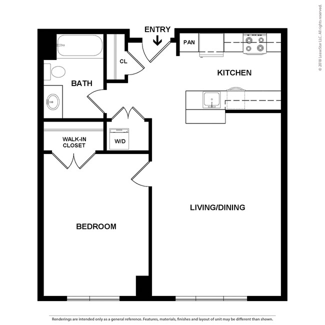 Floorplan - Bartlett Station