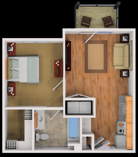 1G/1GB - 1200 SEMMES Apartments