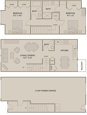 Floorplan - Northshore Townhomes