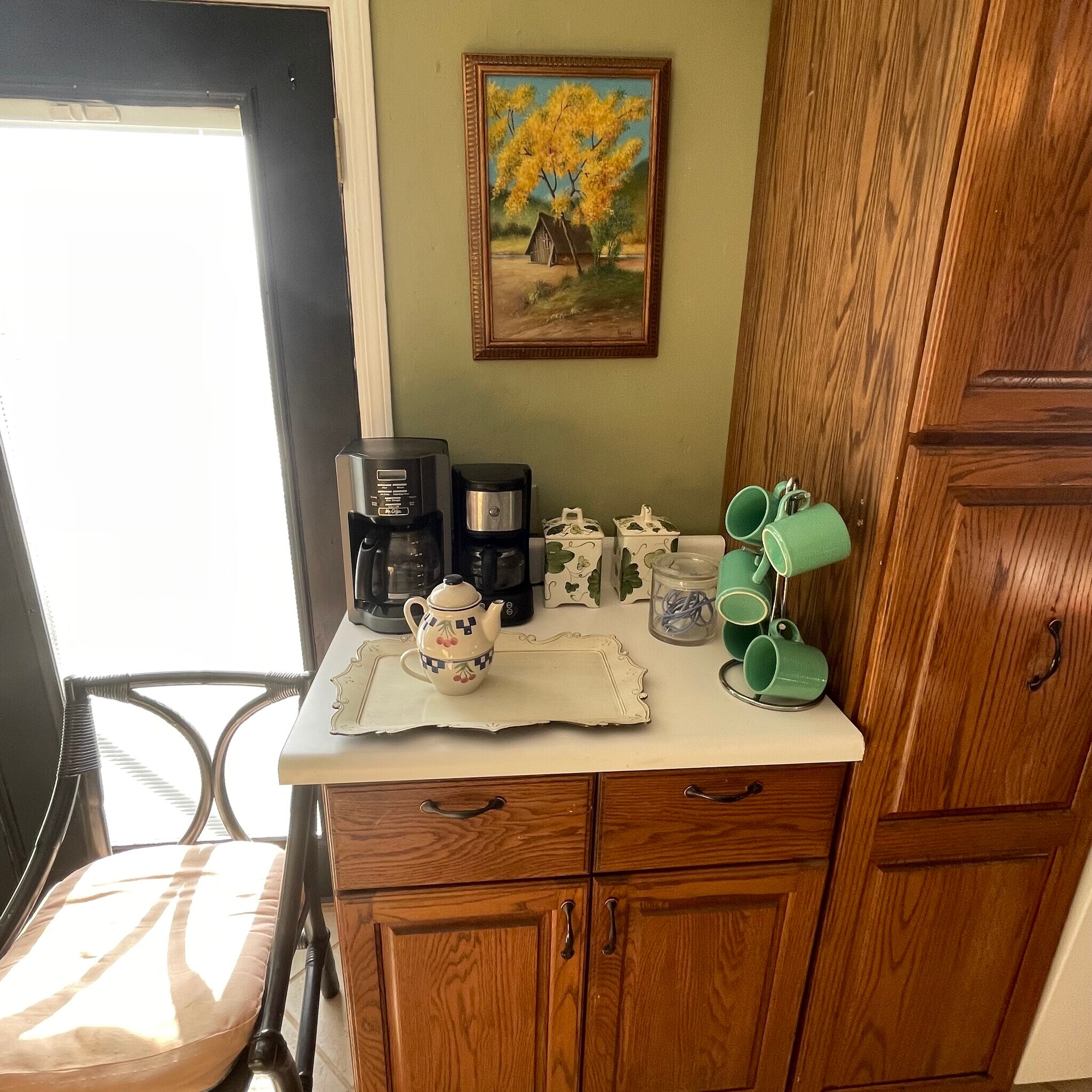 Coffee station - 18668 Olive Street Rd