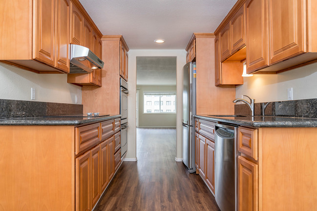 Tons of cabinet space in your renovated kitchen - Vista Terrace Apartments