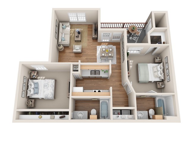 Floorplan - Arbors at Wolf Pen Creek Apartments