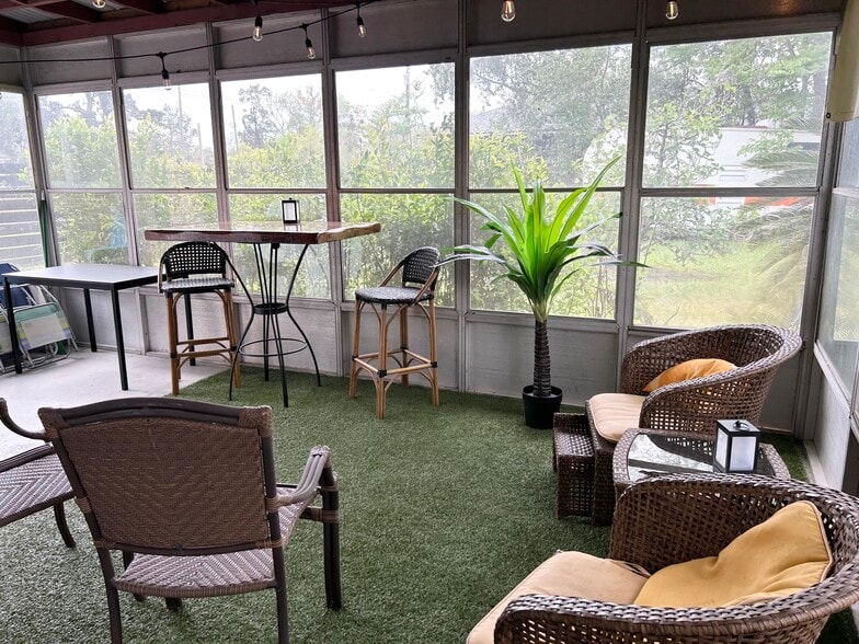 Enclosed patio of Kitchen. Ground level with yard - 5101 Blackburn St