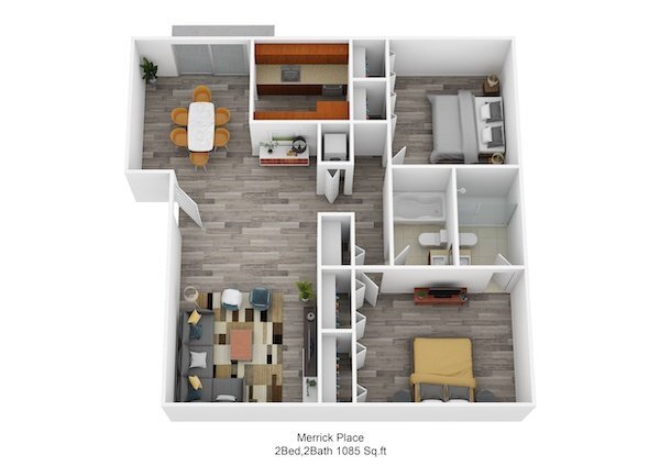 Floorplan - Merrick Place