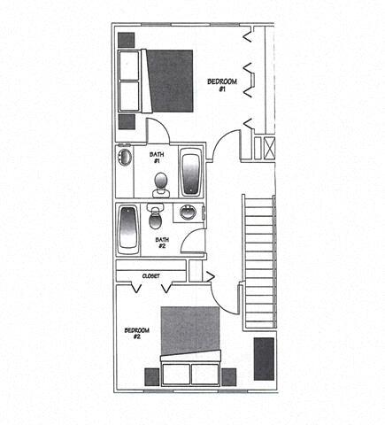 Floorplan - Altair at Lake Tulane Apartments