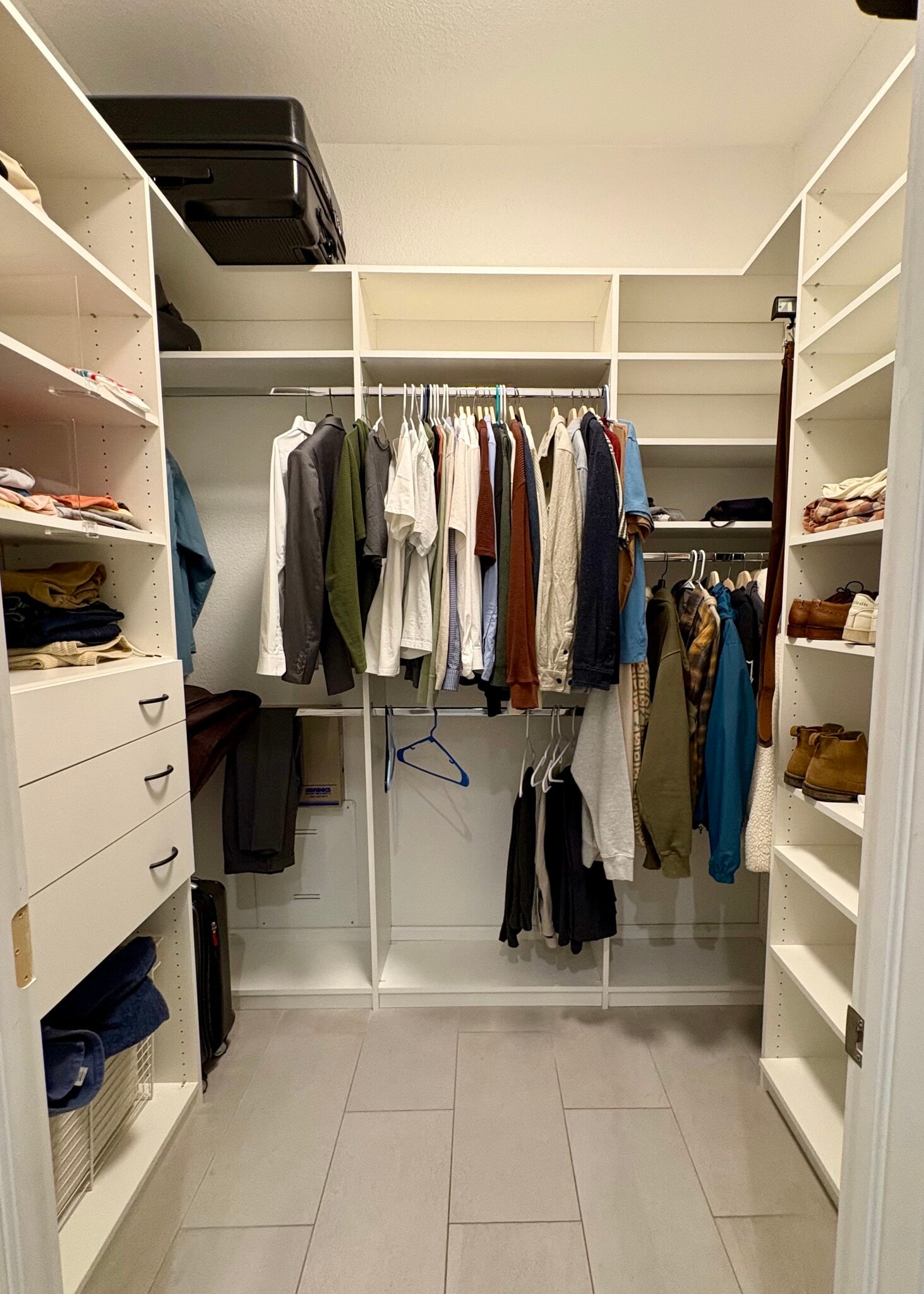 Walk-in closet in primary bedroom - 200 Poplar St